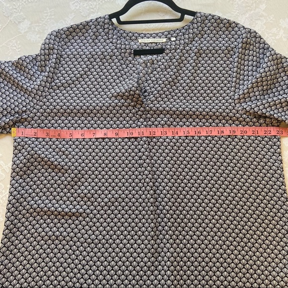 Violet + Claire Black & White Blouse Size XL - Picture 12 of 12